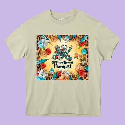 Occupational Therapist Heavy Core Tee Designed By Barkaloodesign