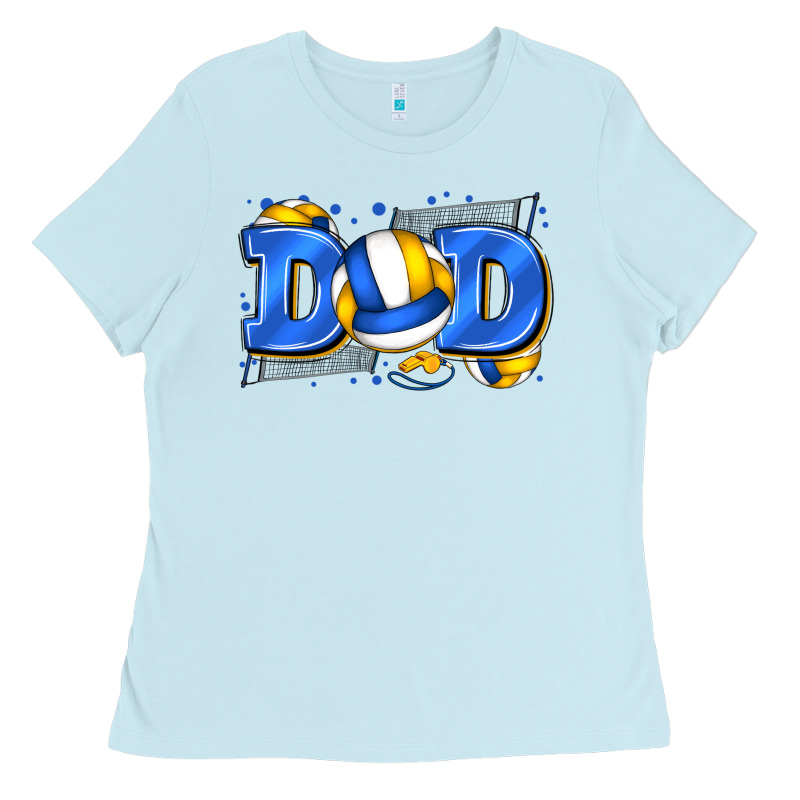 Dad Volleyball Ladies Tee by Zillion Design Studio | Teevron