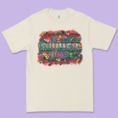 Sweet Summer Time Premium Tee Designed By Sublimationcraftshop