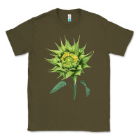 Army Green sun fill green green sunflower Classic Tee - LillyAllenDesigns