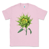 Bubblegum Pink sun fill green green sunflower Classic Tee - LillyAllenDesigns