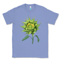 Colony Blue sun fill green green sunflower Classic Tee - LillyAllenDesigns