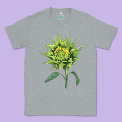 Sun Fill Green Green Sunflower Classic Tee Designed By Lillyallendesigns