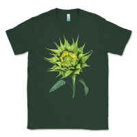 Sports Green sun fill green green sunflower Classic Tee - LillyAllenDesigns