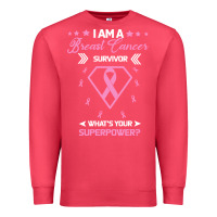Cardinal I am a Breast Cancer Survivor What is Your Superpower Premium Sweatshirt - Bettercallsaul