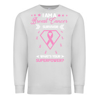 Dove Grey I am a Breast Cancer Survivor What is Your Superpower Premium Sweatshirt - Bettercallsaul