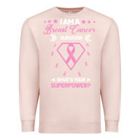 Pale Pink I am a Breast Cancer Survivor What is Your Superpower Premium Sweatshirt - Bettercallsaul
