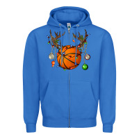 True Royal Basketball Horn Christmas Zipper Hoodie - BundleAndBundleShop