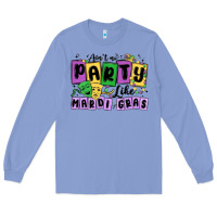 Colony Blue aint no party like mardi gras Long Sleeve Tee - MaliasSmallBusiness