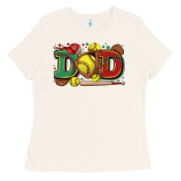 Bone dad softball Ladies Tee - Zillion Design Studio