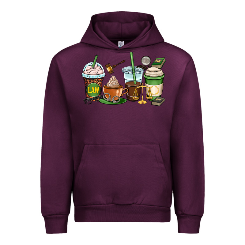 Lawyer Coffee Cups Urban Hoodie by OliviaCreatesArt | Teevron