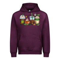 Mauve Wine lawyer coffee cups Urban Hoodie - OliviaCreatesArt