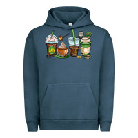 Pigment Midnight Navy lawyer coffee cups Urban Hoodie - OliviaCreatesArt