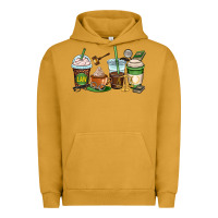 Pigment Peanut Butter lawyer coffee cups Urban Hoodie - OliviaCreatesArt