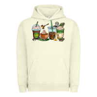 Pigment Pistachio lawyer coffee cups Urban Hoodie - OliviaCreatesArt