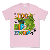 Bubblegum Pink too hip to hop frog Classic Tee - LillyAllenDesigns