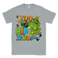 Heather Grey too hip to hop frog Classic Tee - LillyAllenDesigns