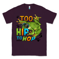 Plum too hip to hop frog Classic Tee - LillyAllenDesigns