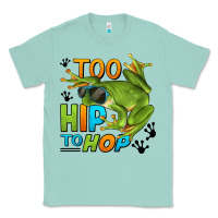 Seafoam too hip to hop frog Classic Tee - LillyAllenDesigns