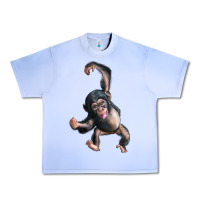 Grape Ice baby chimpanzee Urban Heavy Tee - LillyAllenDesigns