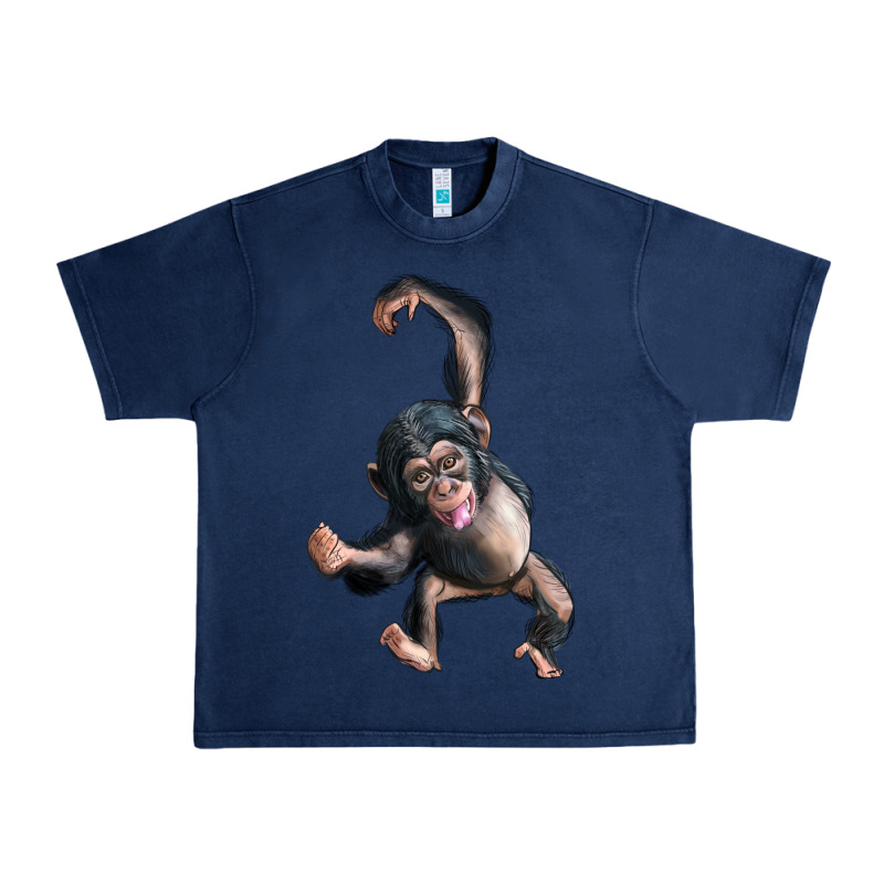 Baby Chimpanzee Urban Heavy Tee by LillyAllenDesigns | Teevron