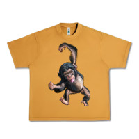 Peanut Butter baby chimpanzee Urban Heavy Tee - LillyAllenDesigns