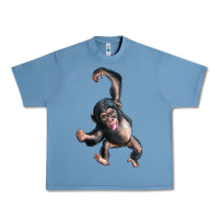 Pebble Blue baby chimpanzee Urban Heavy Tee - LillyAllenDesigns