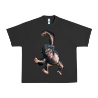 Pigment Black baby chimpanzee Urban Heavy Tee - LillyAllenDesigns