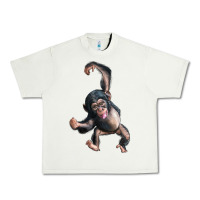 Pistachio baby chimpanzee Urban Heavy Tee - LillyAllenDesigns