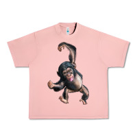 Salmon baby chimpanzee Urban Heavy Tee - LillyAllenDesigns