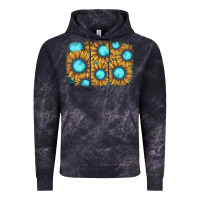 Cloud Black sunflower gemstone background Vintage Hoodie - JahusDesignShop