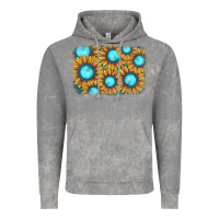 Cloud Rock sunflower gemstone background Vintage Hoodie - JahusDesignShop