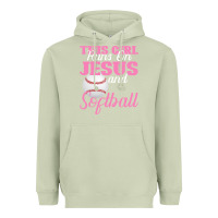 Matcha This Girl Jesus And Softball Heavyweight Hoodie - Bettercallsaul
