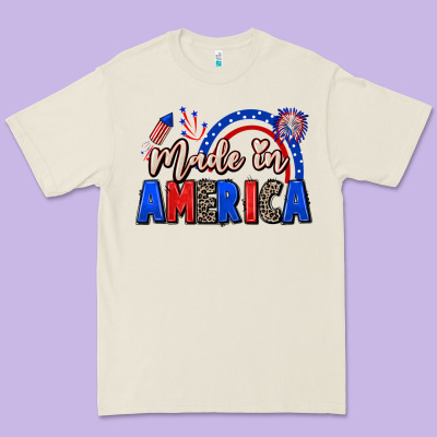 Made In America 4th Of July Premium Tee Designed By Cowgirlartshop