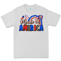 Dove Grey Made in America 4th of july Premium Tee - CowGirlArtShop