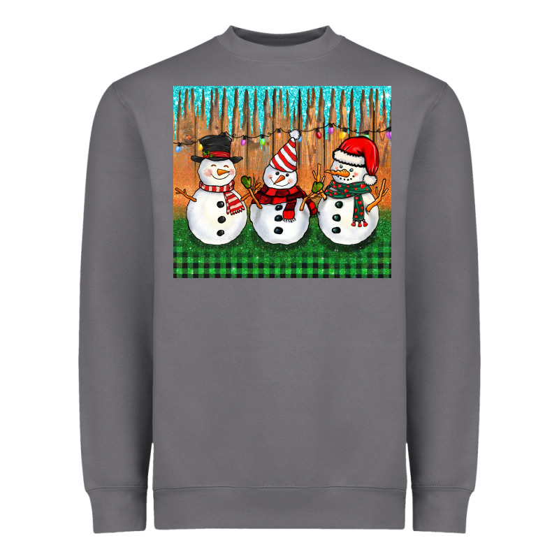 Christmas Snovman Heavyweight Sweatshirt by BarkalooDesign | Teevron