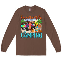 Chestnut summer camping Long Sleeve Tee - JahusDesignShop