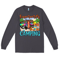Smoke summer camping Long Sleeve Tee - JahusDesignShop