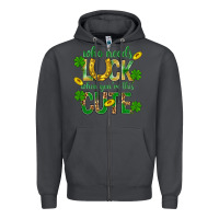 Smoke Who Needs Luck When You're This Cute St. Patricks Zipper Hoodie - BundleAndBundleShop