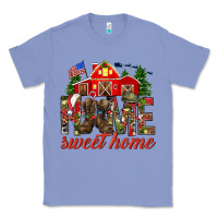 Colony Blue Army Christmas home sweet home Classic Tee - NancyCooperArtShop