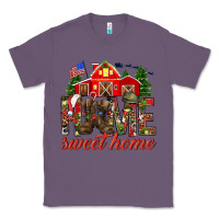 Lavender Army Christmas home sweet home Classic Tee - NancyCooperArtShop