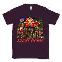 Plum Army Christmas home sweet home Classic Tee - NancyCooperArtShop