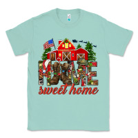 Seafoam Army Christmas home sweet home Classic Tee - NancyCooperArtShop