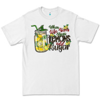 White when life gives you lemons add sugar Premium Tee - SublimationCraftShop