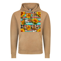 Vintage Camel serape leopard seamless pattern Vintage Hoodie - BundleAndBundleShop