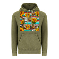 Vintage Olive serape leopard seamless pattern Vintage Hoodie - BundleAndBundleShop
