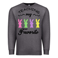 Charcoal Heather Teaching My Favorite Bunny Premium Sweatshirt - Bettercallsaul