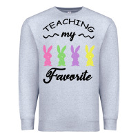 Heather Grey Teaching My Favorite Bunny Premium Sweatshirt - Bettercallsaul