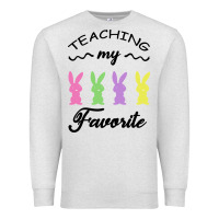 Oatmeal Heather Teaching My Favorite Bunny Premium Sweatshirt - Bettercallsaul