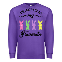 Purple Teaching My Favorite Bunny Premium Sweatshirt - Bettercallsaul